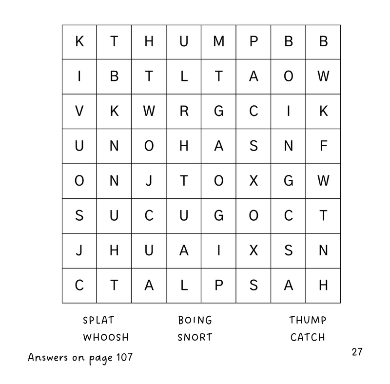 Sound-word search puzzle preview