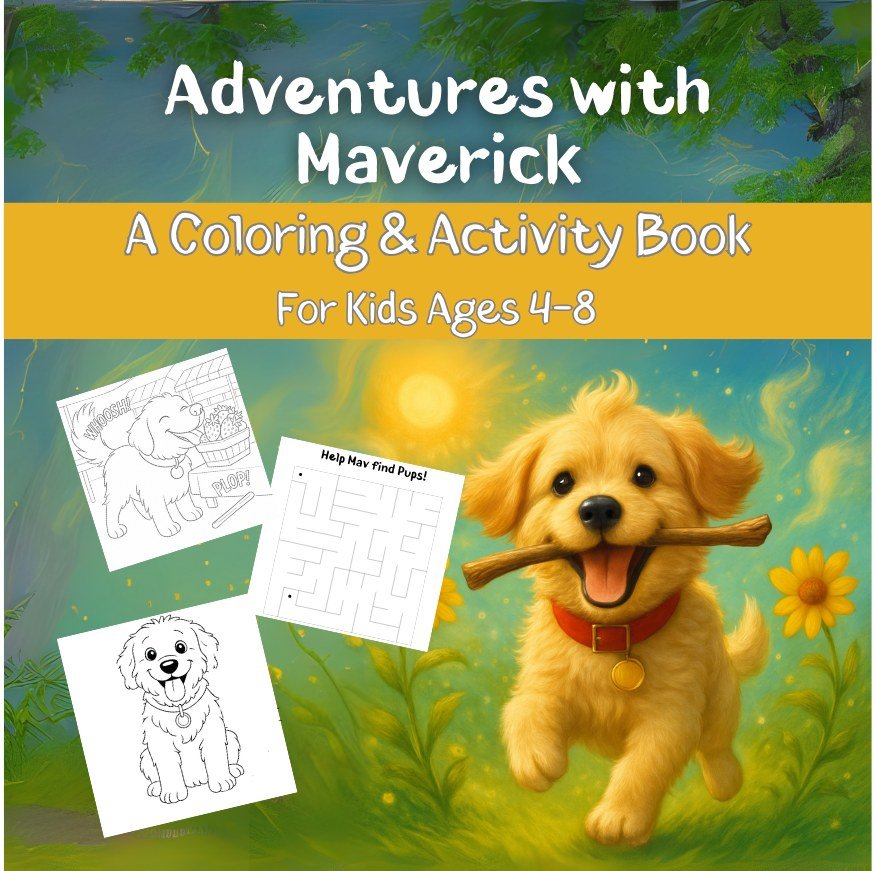 The Curious Pup activity book cover